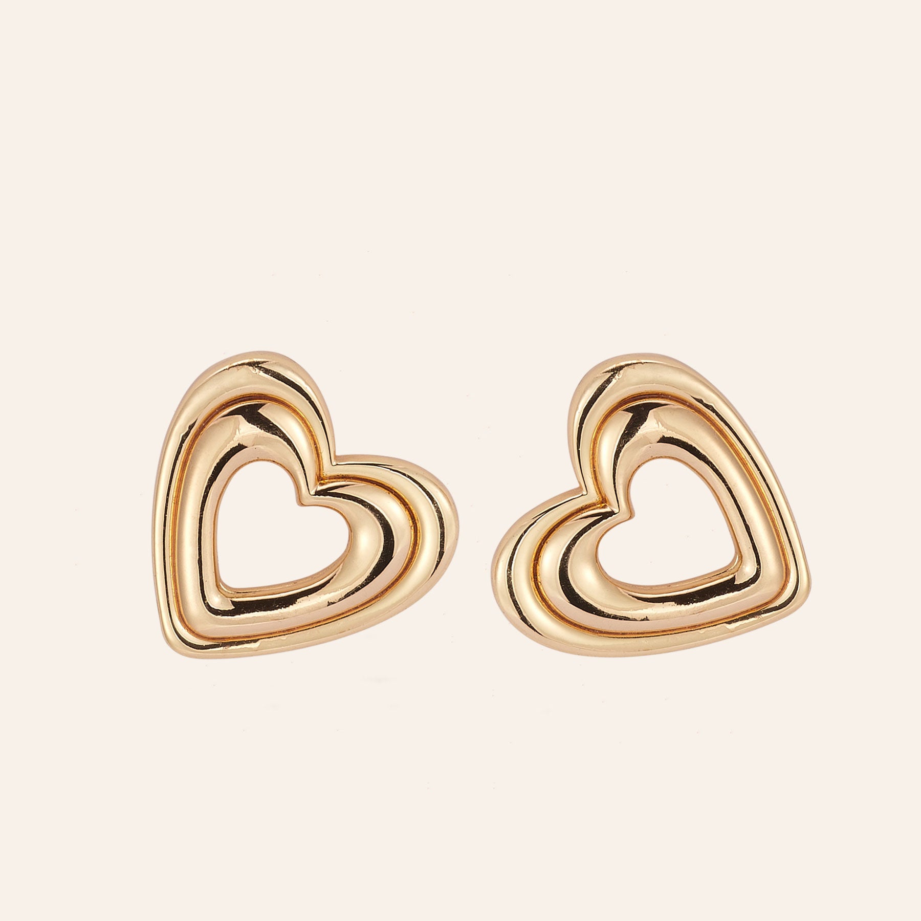 Melissa Heart Studs