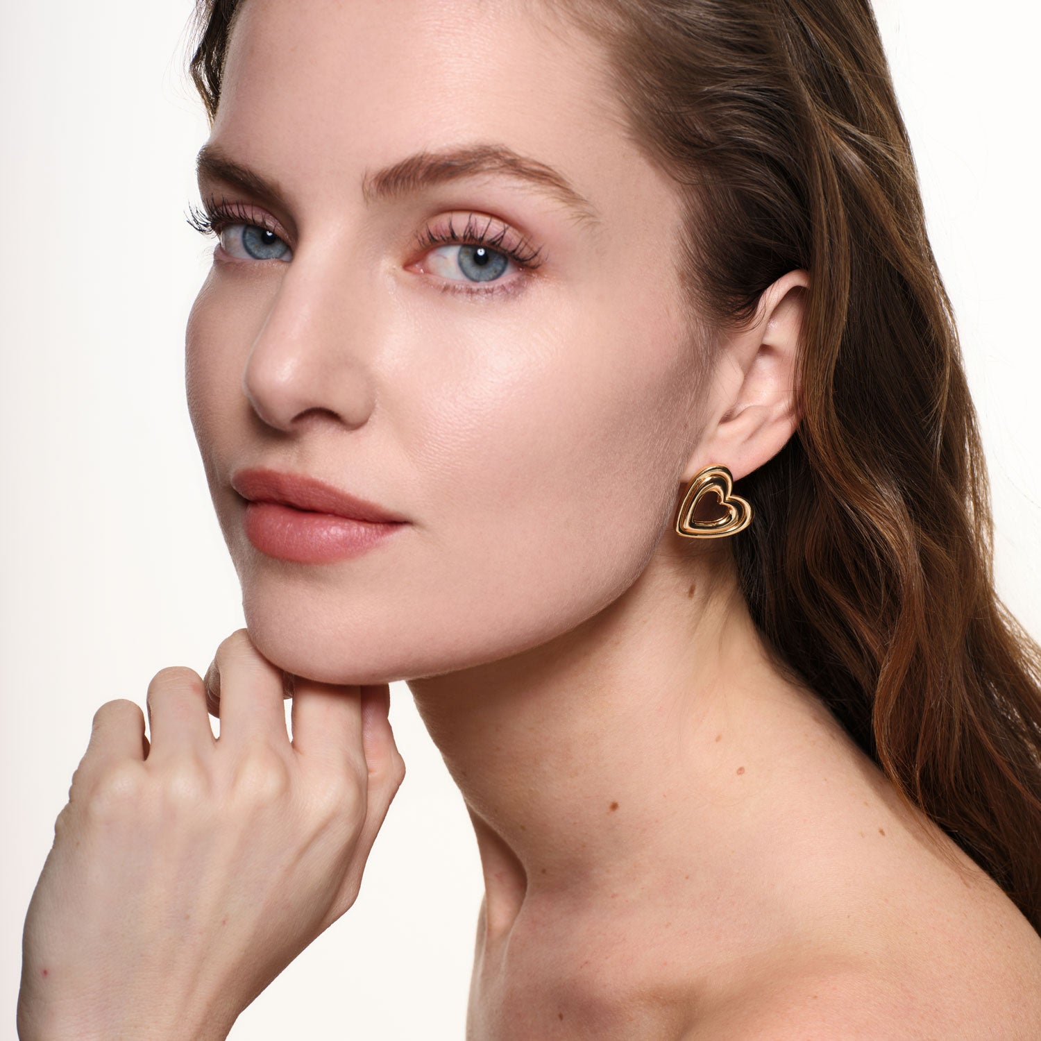 Melissa Heart Studs