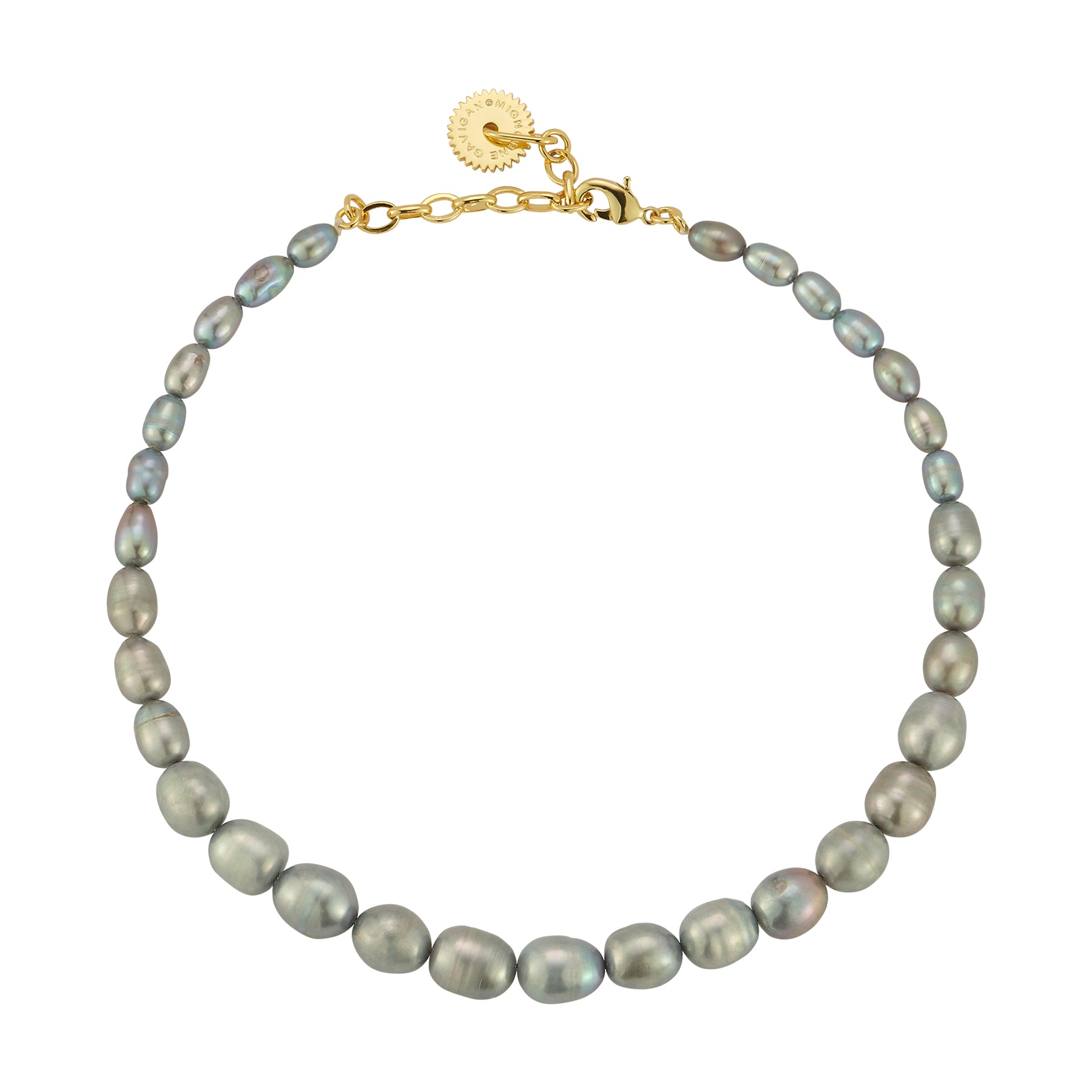 Helly Grey Freshwater Pearl Strand Necklace Mignonne Gavigan