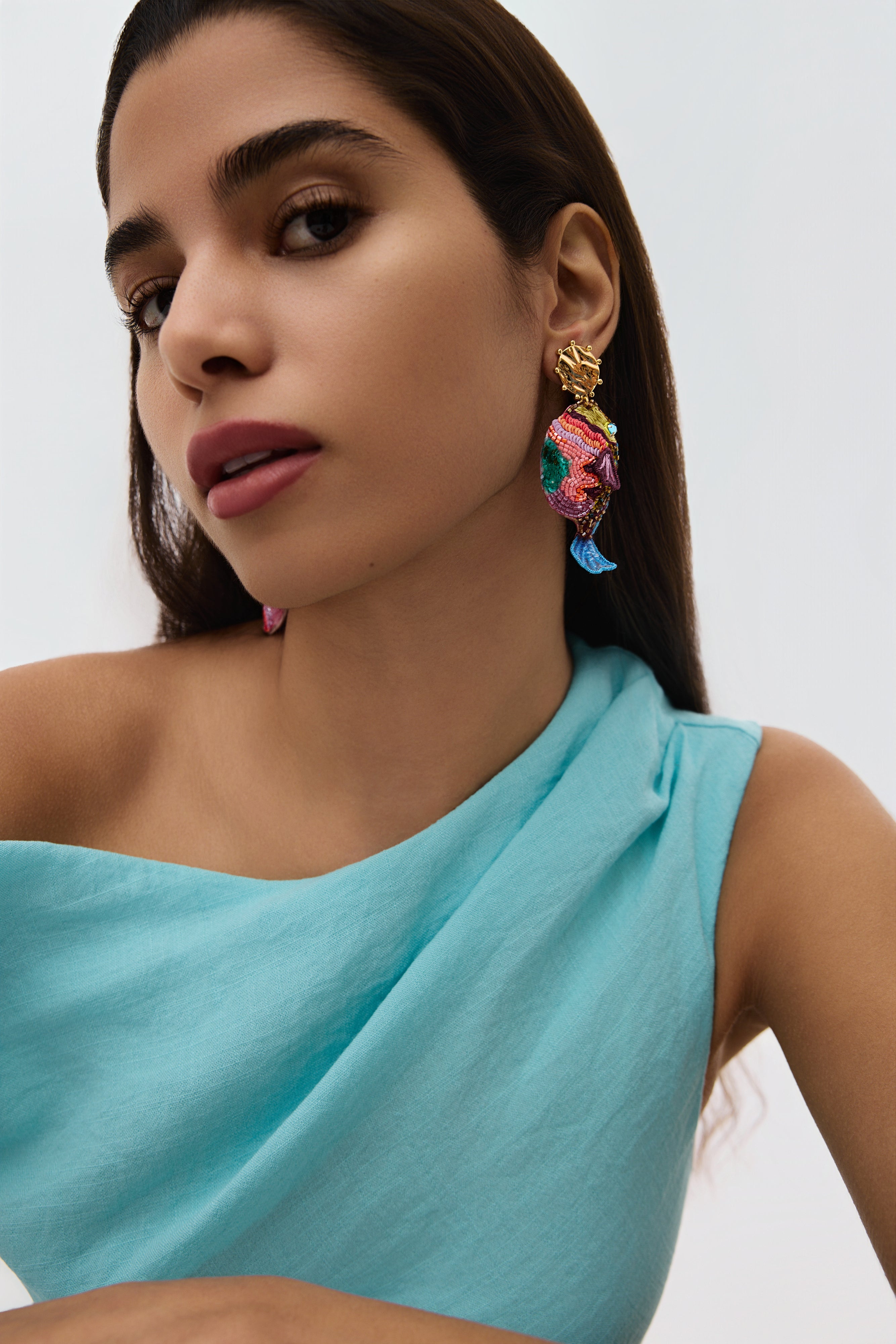 Luxe Pufferfish Earrings