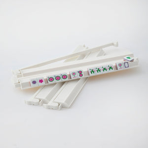 Oh My Mahjong White Acrylic Rack & Pusher Set