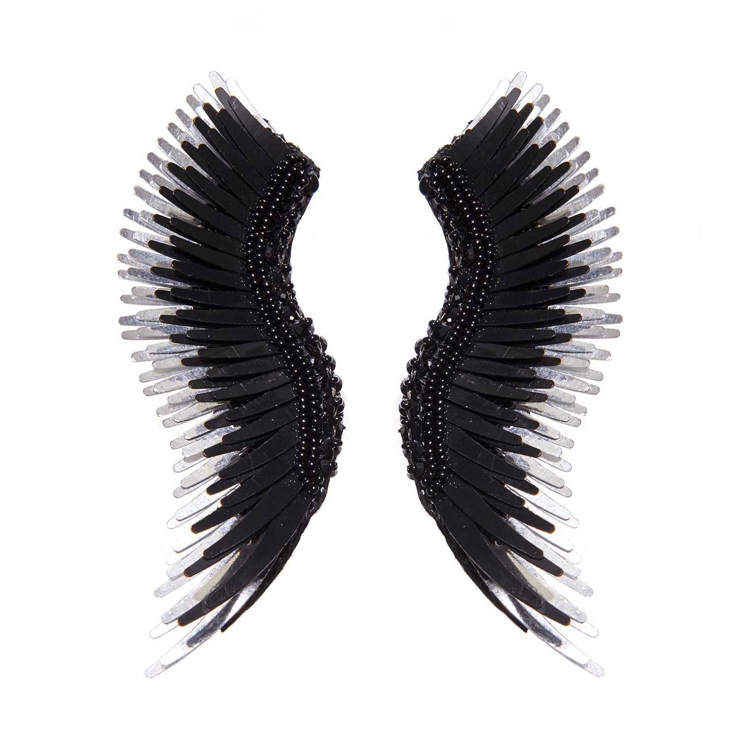 Mignonne Gavigan Madeline Earrings Black Silver