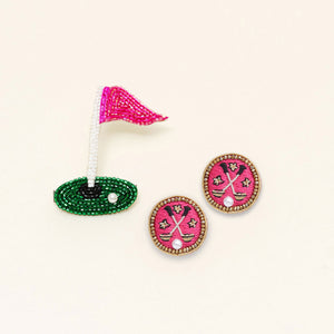 First Tee Studs Pink