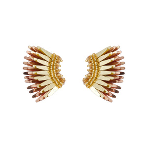 Micro Madeline Earrings Gold & Rose Gold