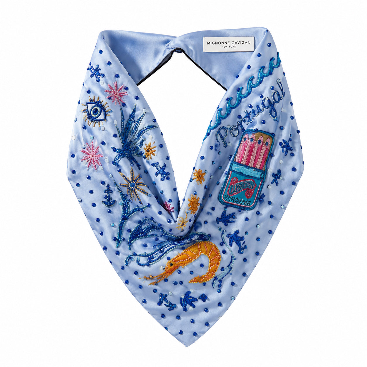 Lila Scarf Necklace