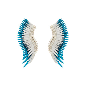 Midi Madeline Earrings Aqua