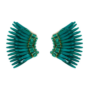 Mini Gem Madeline Earrings Emerald