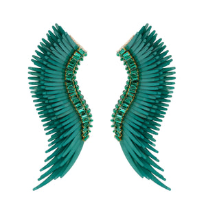 Madeline Gem Earrings Emerald