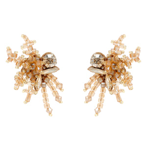 Rudy Studs Champagne Crystal