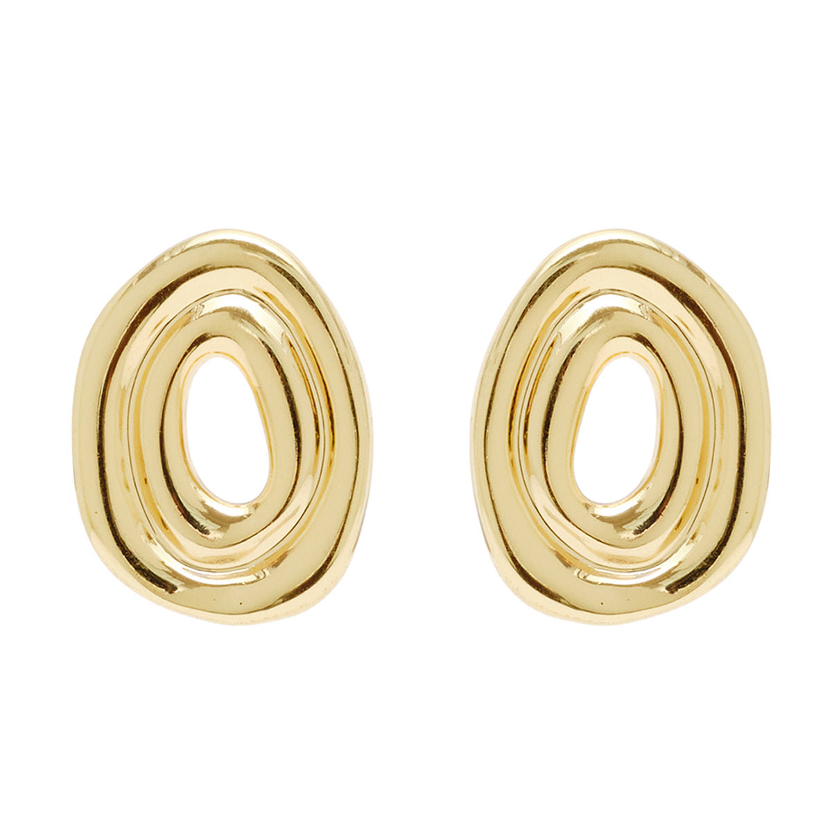 Louis Vuitton Fast Flower Stud Earrings - Gold-Tone Metal Stud