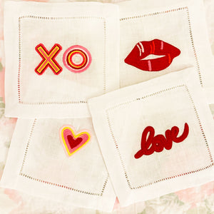 Embroidered Cocktail Napkins