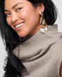 Model wearing Gloria Luxe Earrings