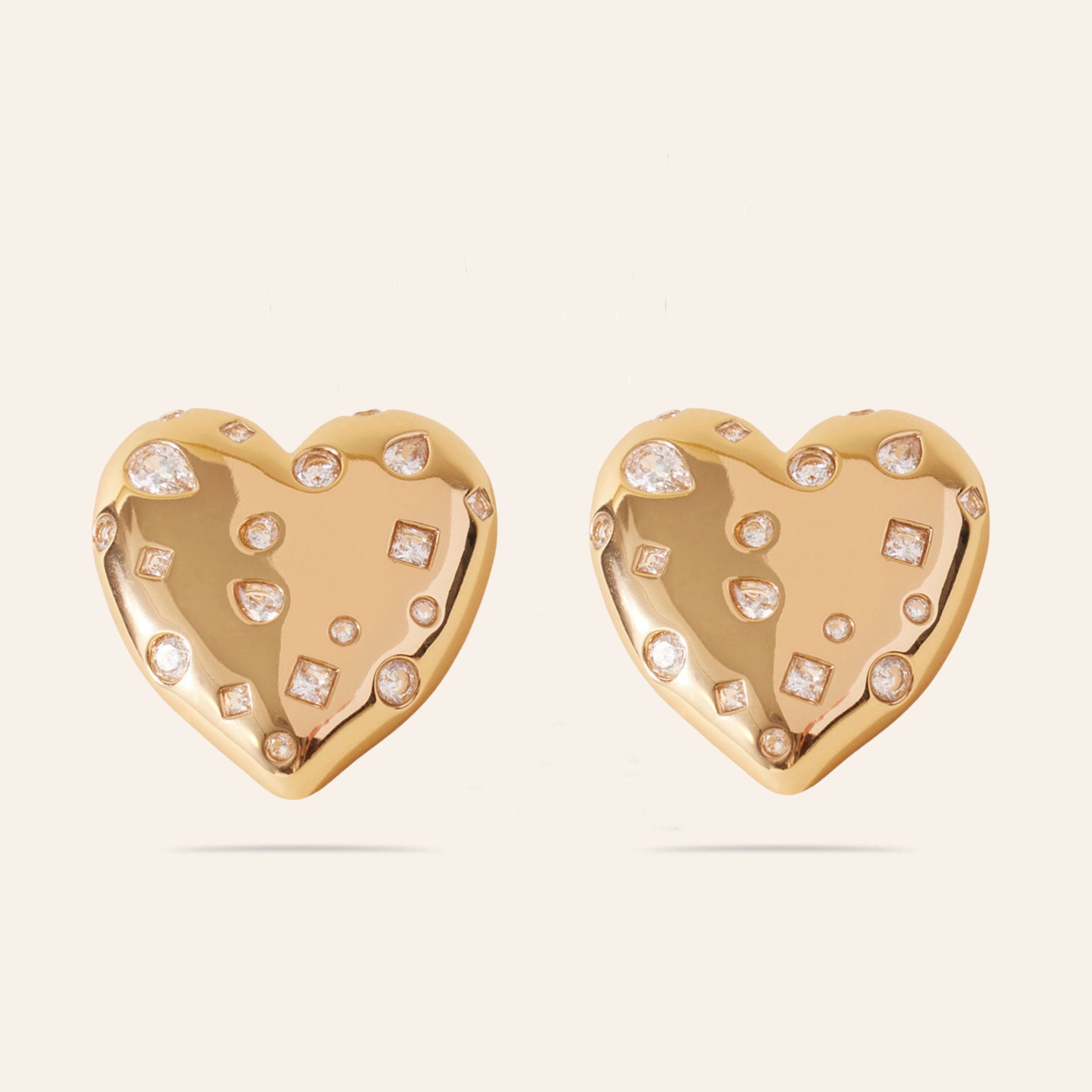 Crystal Heart Stud Crystal Heart Stud
