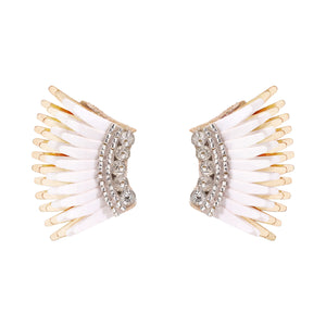 Micro Madeline Earrings White Gold