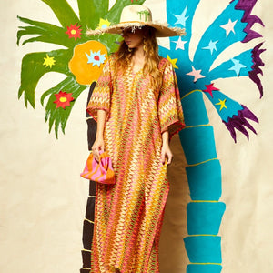 Beach Club Stripe Kaftan - Tela Mercantile