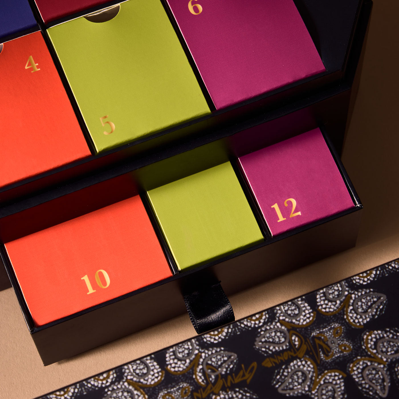 Advent Calendar Drawers with Numbers