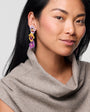  Model Wearing Sofia Earrings