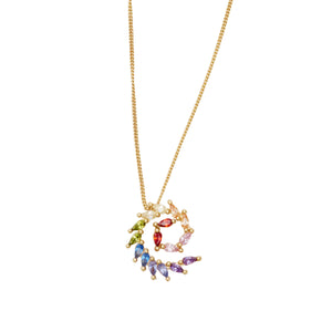 Pascal Crystal Necklace Multi