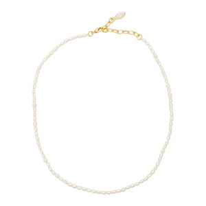 Betty Pearl Necklace White Gold