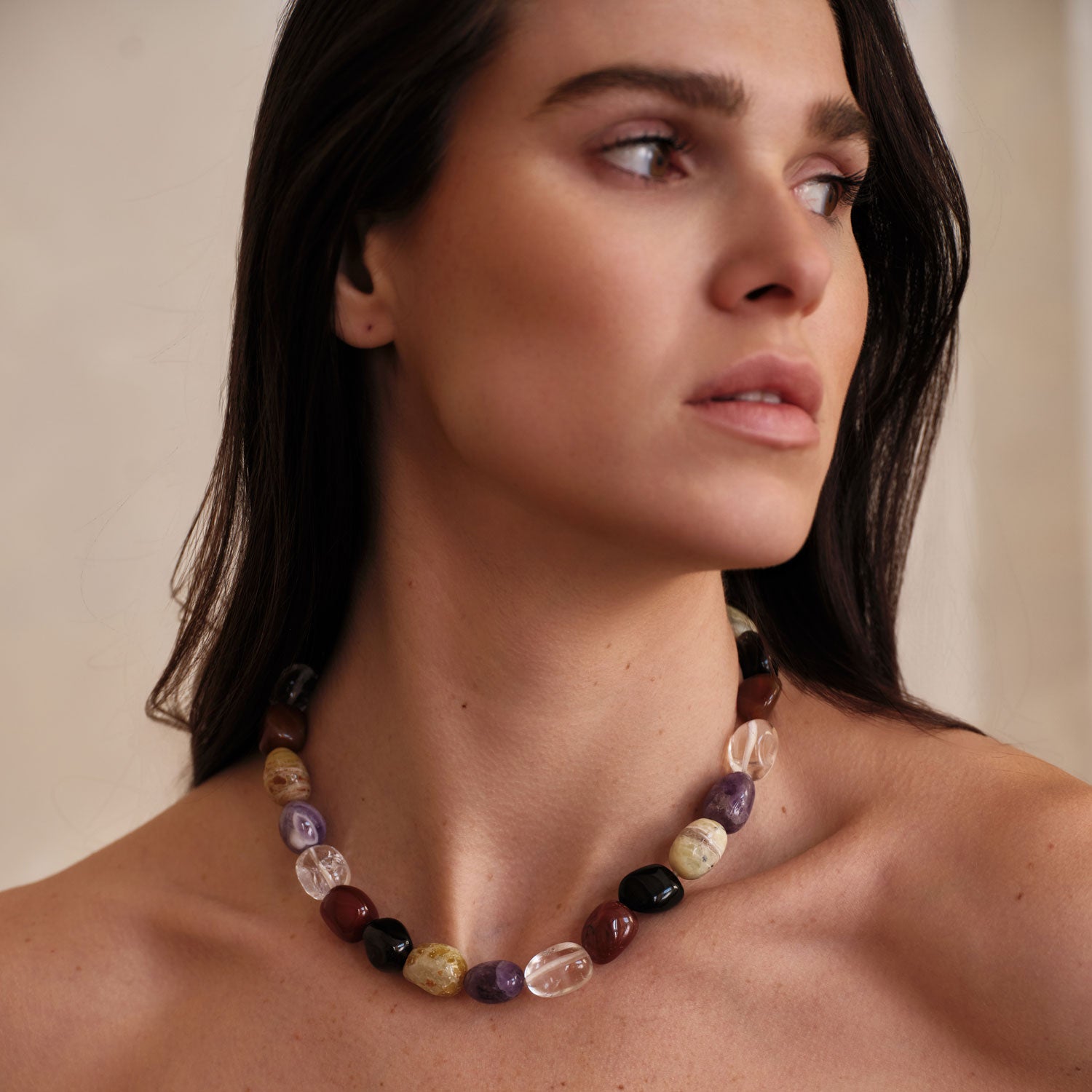 Multi Agate Necklace