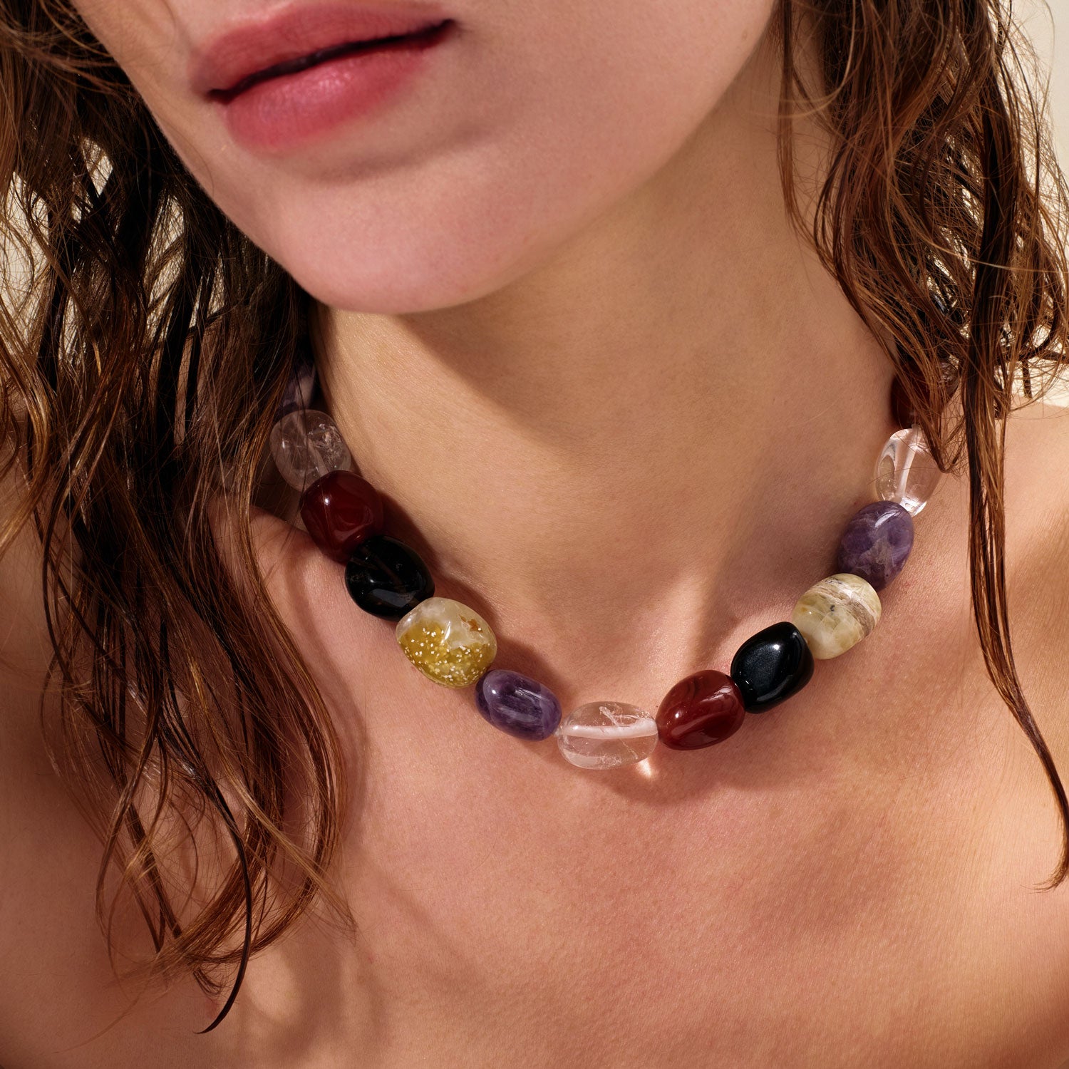 Multi Agate Necklace