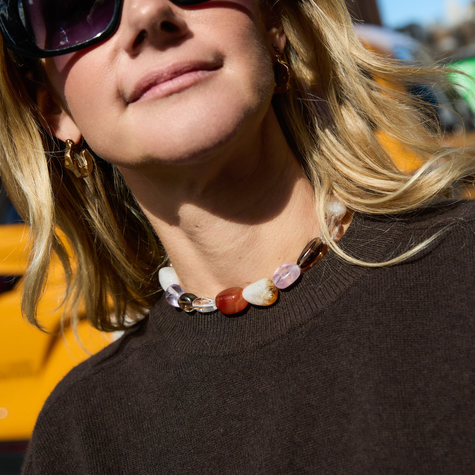 Multi Agate Necklace