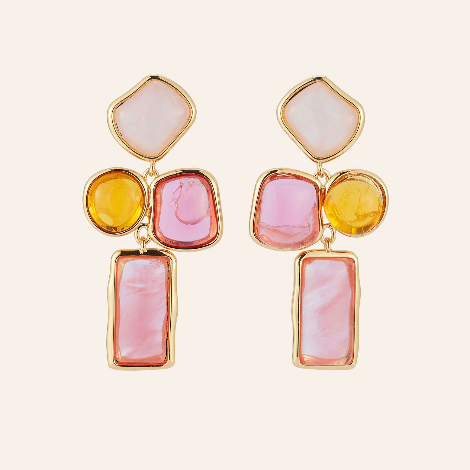 Mignonne Gavigan Eros Luxe Earrings in Gold / Clear main image 1
