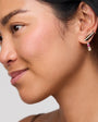 Model wearing Paula Studs