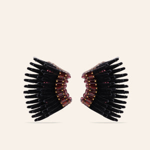 Velvet Gem Mini Madeline Earrings Black