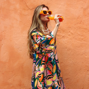 Fruit Lady Long Kaftan - Tela Mercantile