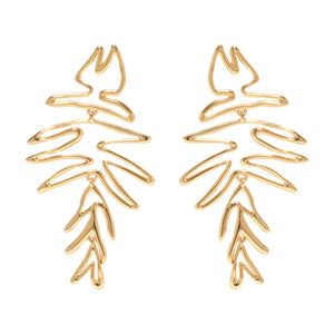 Zara Drop Earrings Gold
