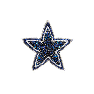 Star Brooch Navy