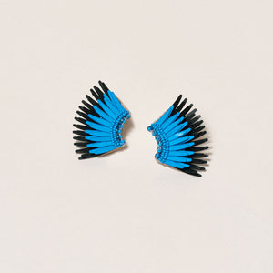 Mini Madeline Earrings Blue Black