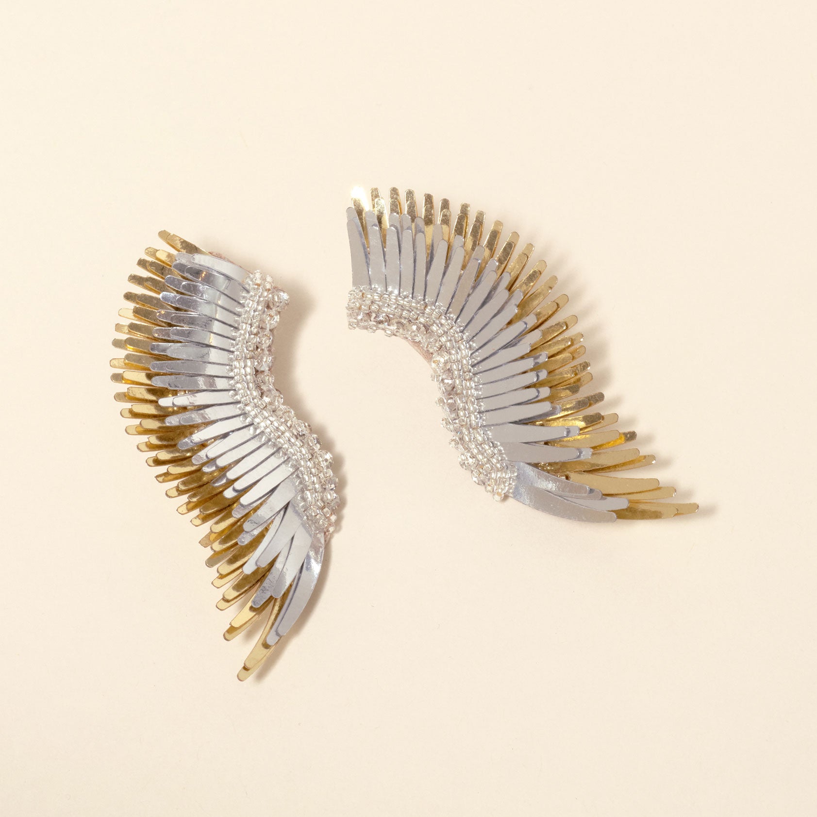 Midi Madeline Earrings Silver Gold