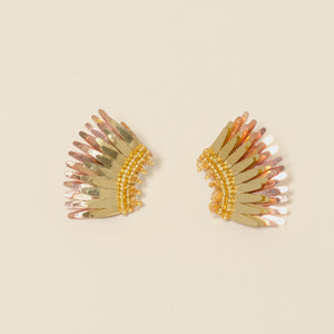 Micro Madeline Earrings Gold & Rose Gold
