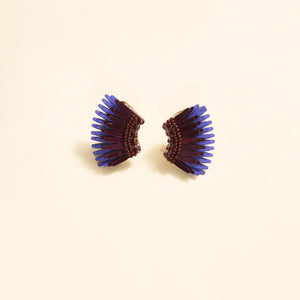 Micro Madeline Earrings Purple Multi