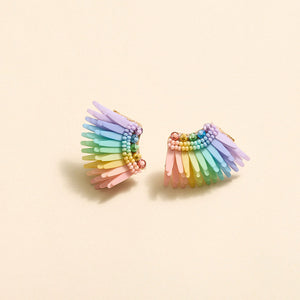 Micro Madeline Earrings Rainbow Pastel