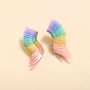 Midi Madeline Earrings Rainbow Pastel