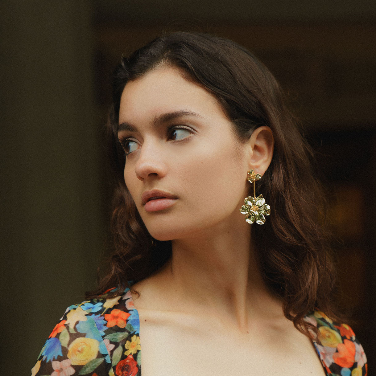 Lux Elodie Earrings Gold