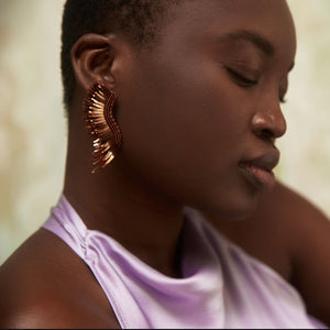 Midi Madeline Earrings Bronze