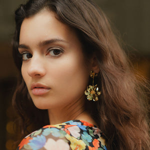Lux Elodie Earrings Gold