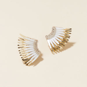 Micro Madeline Earrings White Gold