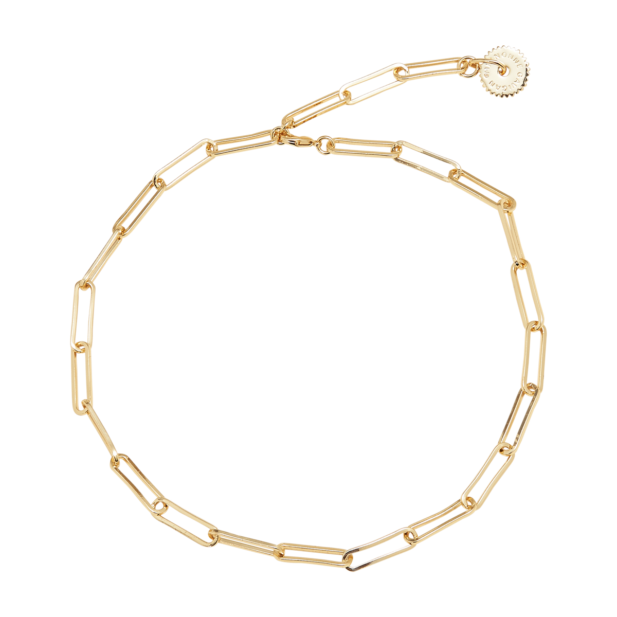 Paper Clip Bracelet Chain Gold – Mignonne Gavigan