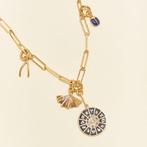 Mignonne Gavigan Paper Clip Necklace Chain Gold