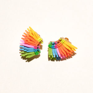 Mignonne-Gavigan-Micro Madeline Earrings Rainbow Ombre