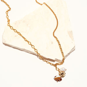 Mignonne Gavigan Cinzia Shell Necklace Gold