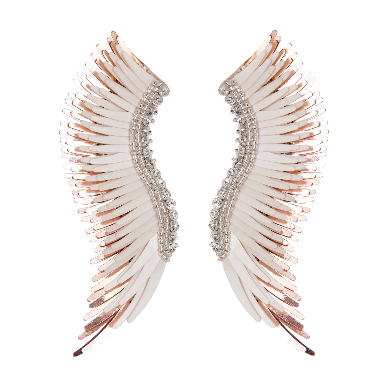Mignonne Gavigan Madeline Earrings Ivory Rosegold