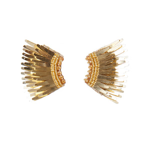 Mignonne Gavigan Metallic Mini Madeline Earrings Gold