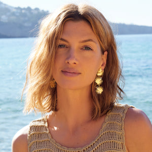 Mignonne Gavigan Elin Palm Earrings Gold
