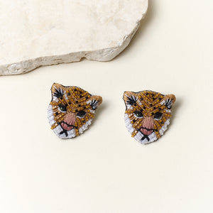 Tiger Stud Earrings